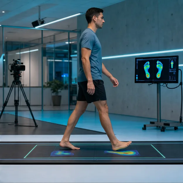 Marcha: pie y rodilla